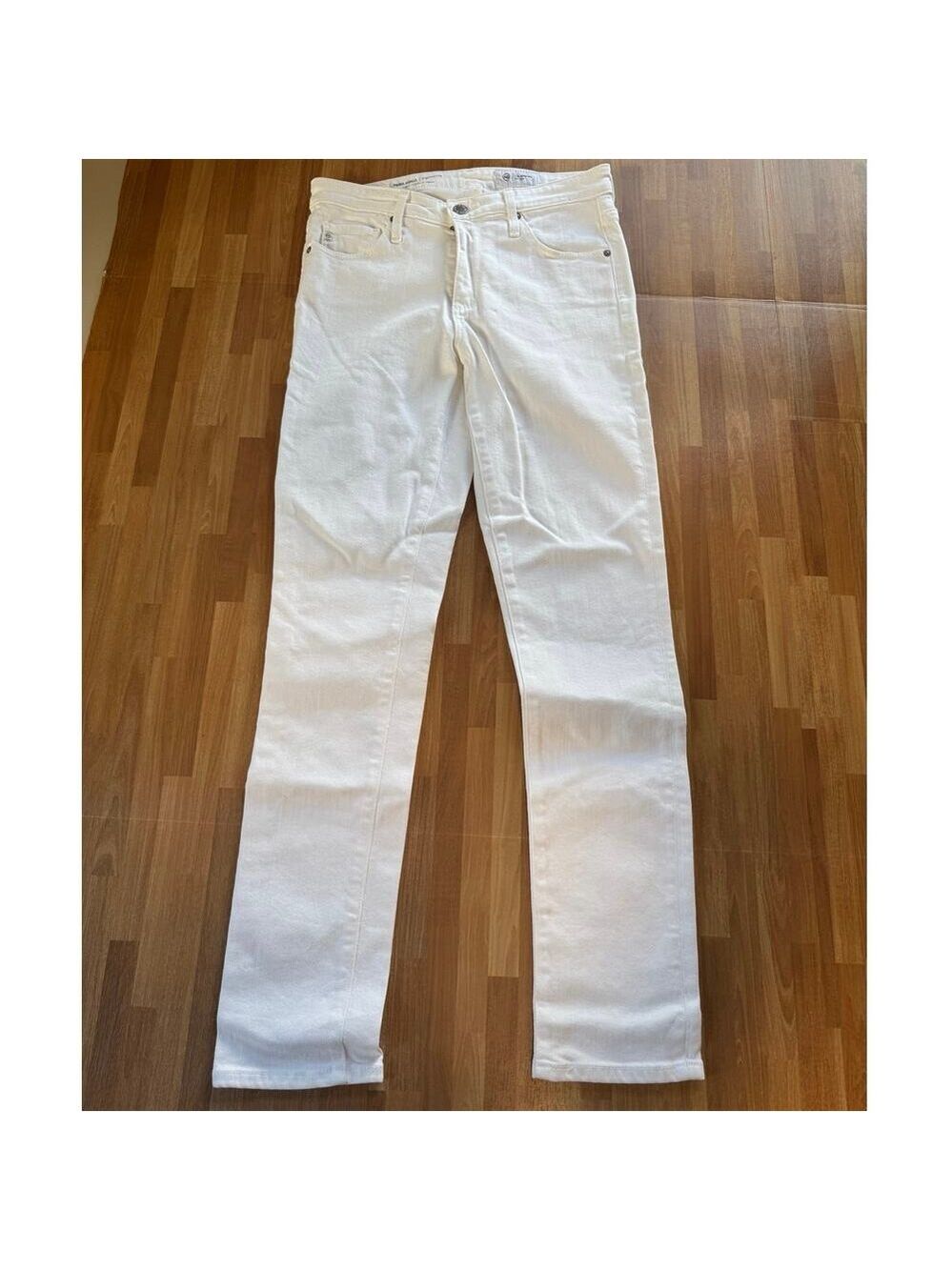 AG Jeans white Prima Ankle cigarette leg jeans size 26